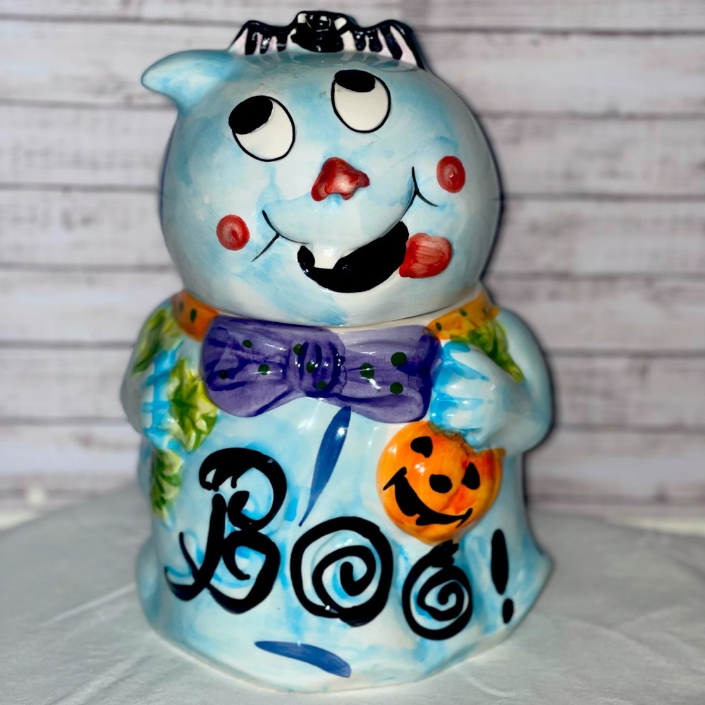 Ghost Halloween Cookie Jar